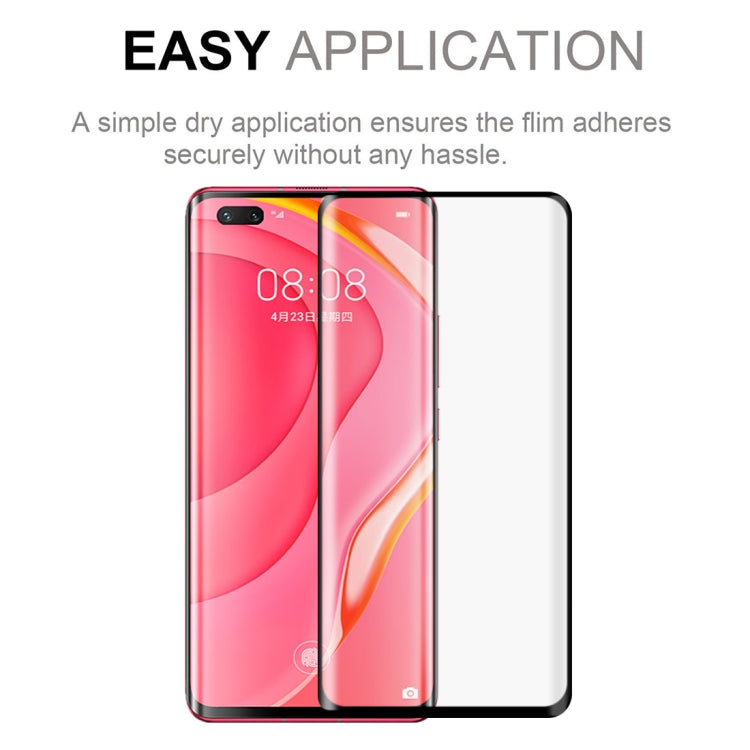 For Huawei Nova 7 Pro 3D Curved Silk-screen PET Full Coverage Protective Film(Black)