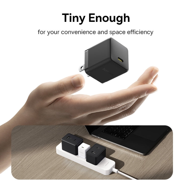 Baseus 1C 20W Type-C Palm Fast Charger, Plug:US Plug