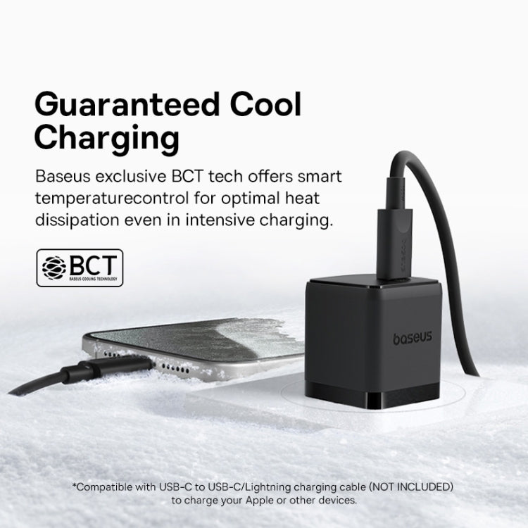Baseus 1C 20W Type-C Palm Fast Charger, Plug:US Plug