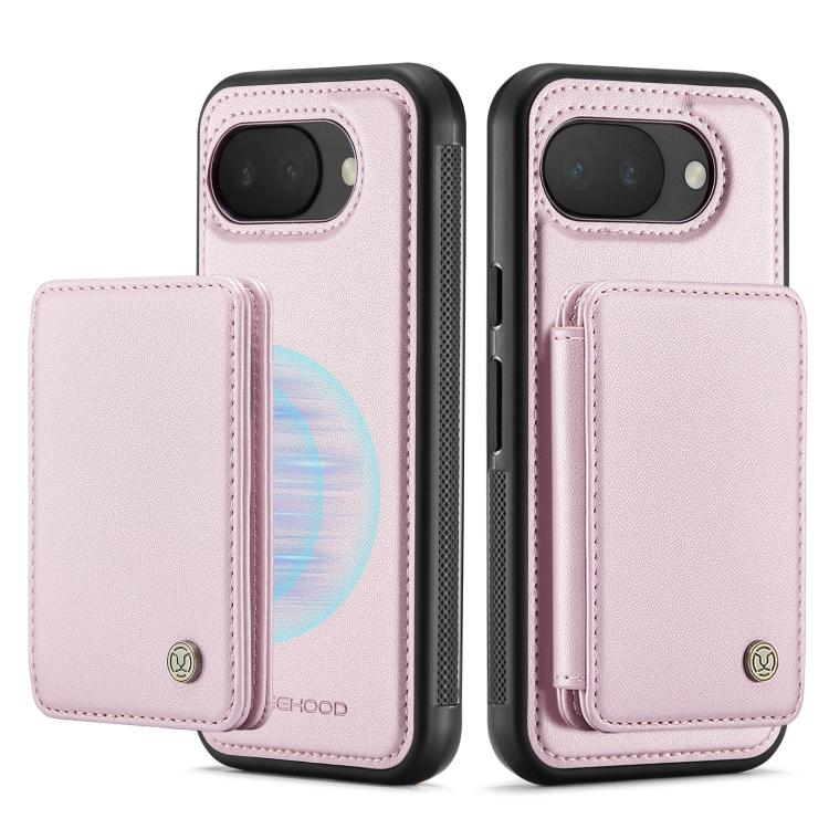 For Google Pixel 10a JEEHOOD J05 Business Magnetic Style RFID Leather Phone Case