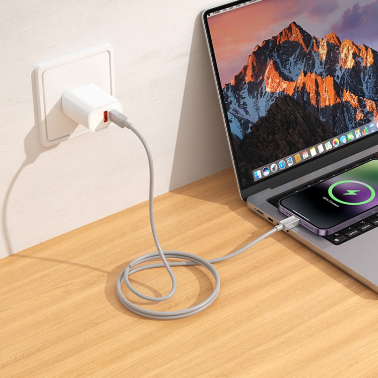 hoco X107 USB-C / Type-C to 8 Pin Favor PD Charging Data Cable, Length:1m