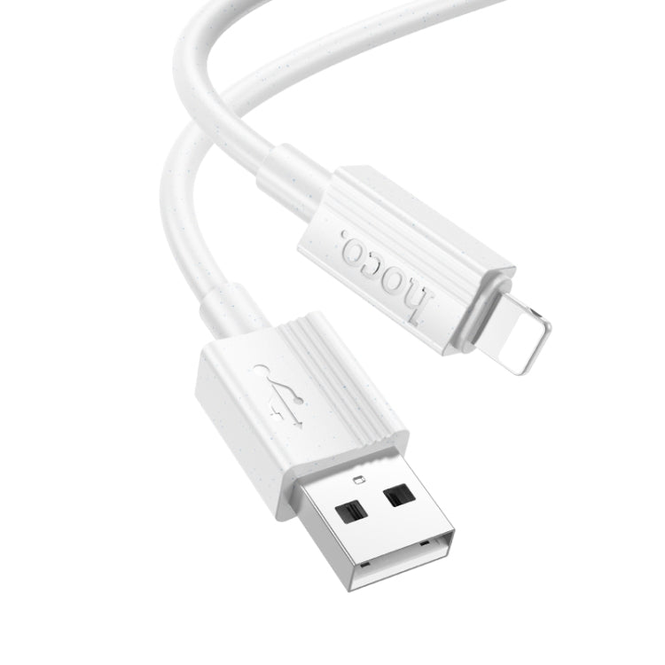 hoco X107 USB to 8 Pin Favor 2.4A Charging Data Cable, Length:1m
