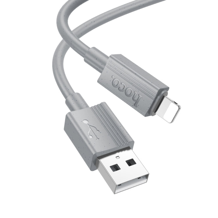 hoco X107 USB to 8 Pin Favor 2.4A Charging Data Cable, Length:1m