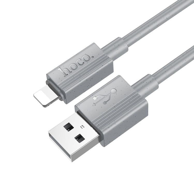 hoco X107 USB to 8 Pin Favor 2.4A Charging Data Cable, Length:1m