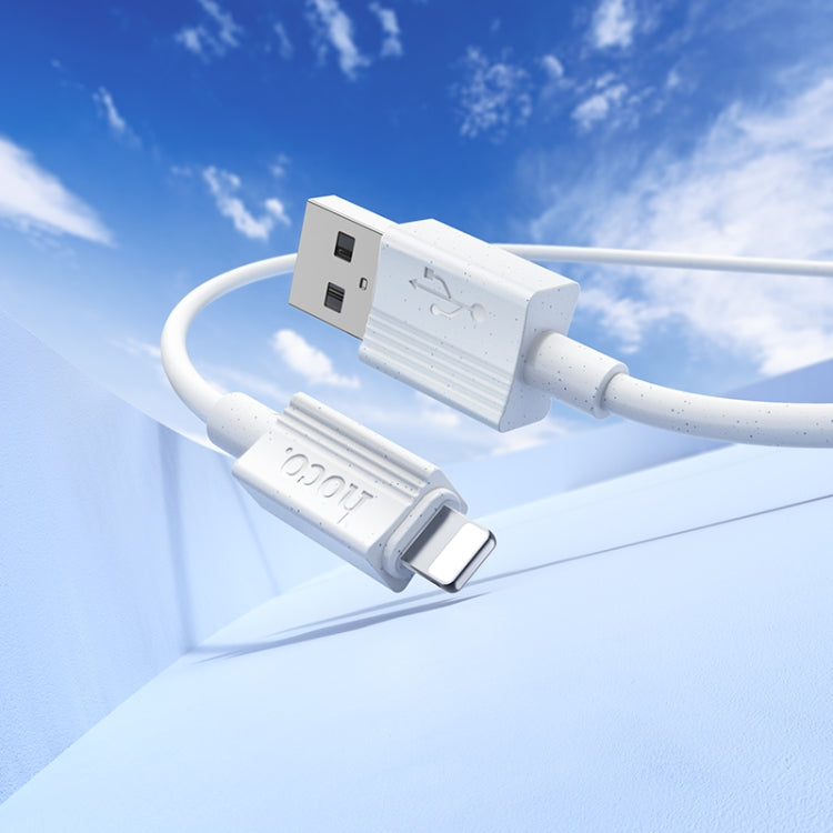 hoco X107 USB to 8 Pin Favor 2.4A Charging Data Cable, Length:1m