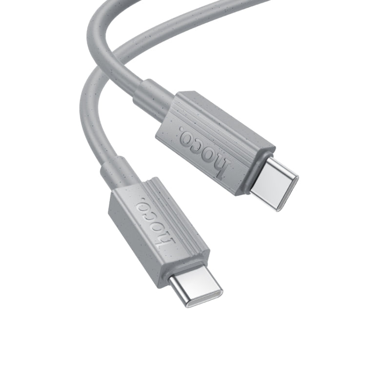 hoco X107 USB-C / Type-C to USB-C / Type-C Favor 60W Charging Data Cable, Length:1m