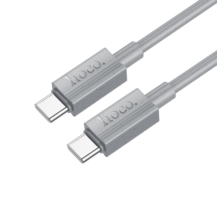 hoco X107 USB-C / Type-C to USB-C / Type-C Favor 60W Charging Data Cable, Length:1m