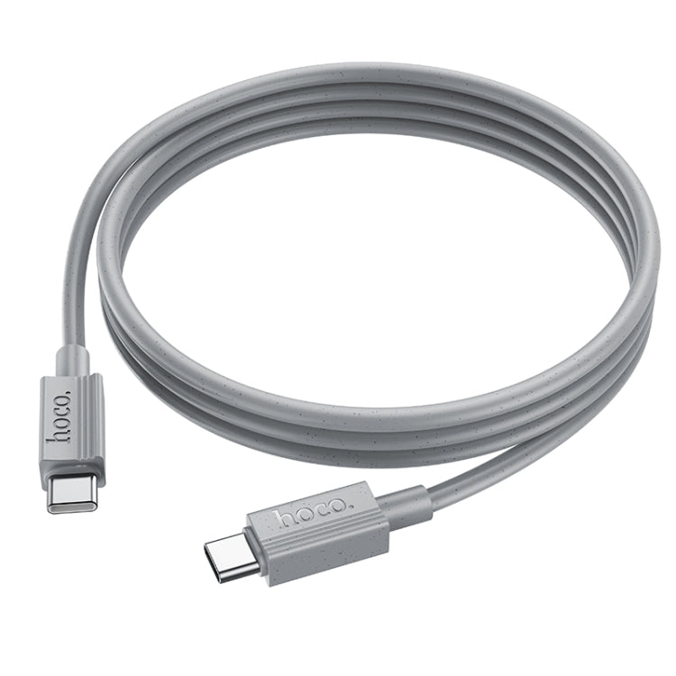 hoco X107 USB-C / Type-C to USB-C / Type-C Favor 60W Charging Data Cable, Length:1m