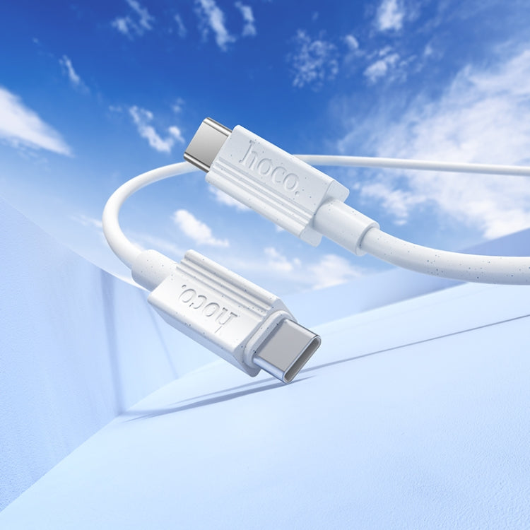 hoco X107 USB-C / Type-C to USB-C / Type-C Favor 60W Charging Data Cable, Length:1m