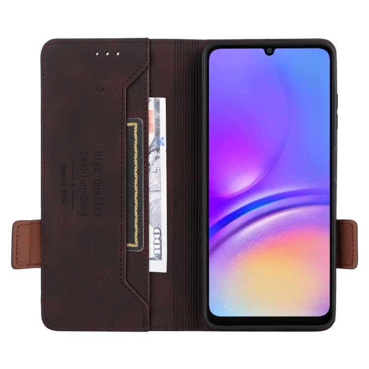 For Samsung Galaxy A06 Magnetic Clasp Leather Phone Case