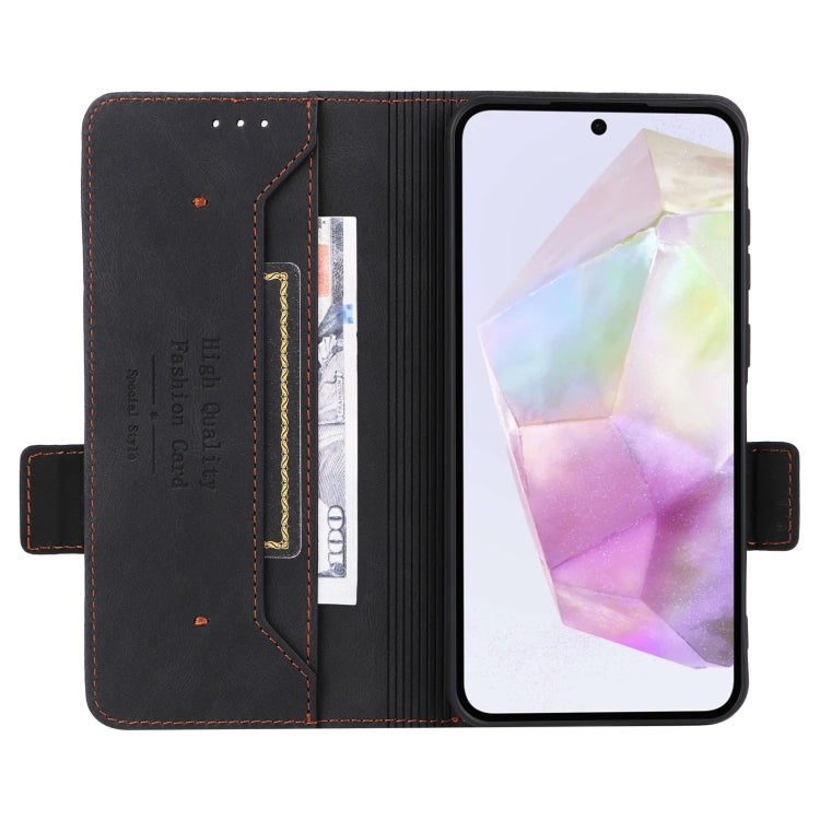 For Samsung Galaxy A36 Magnetic Clasp Leather Phone Case