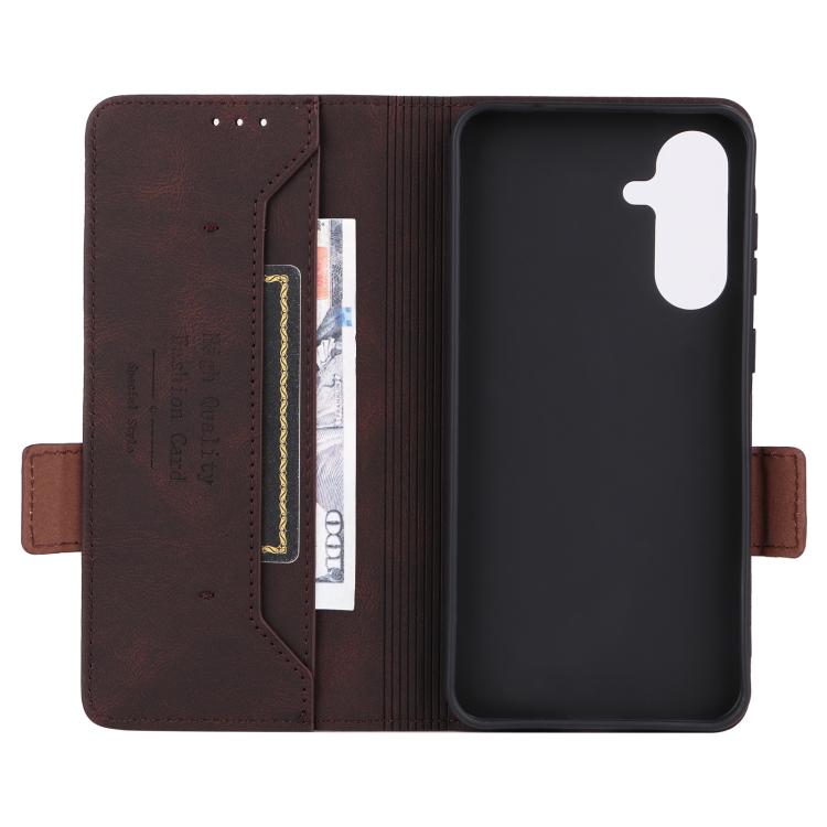 For Samsung Galaxy A56 Magnetic Clasp Leather Phone Case
