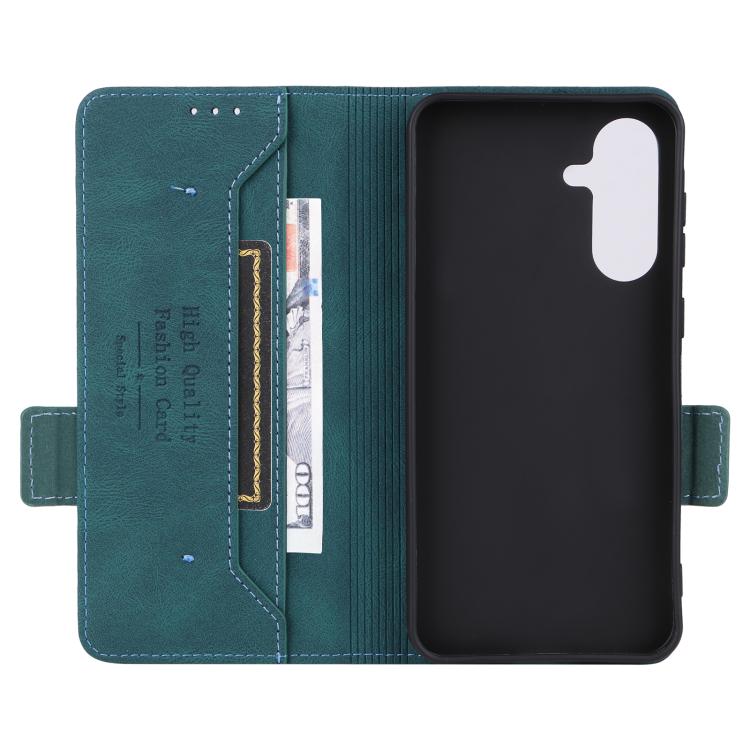 For Samsung Galaxy A56 Magnetic Clasp Leather Phone Case