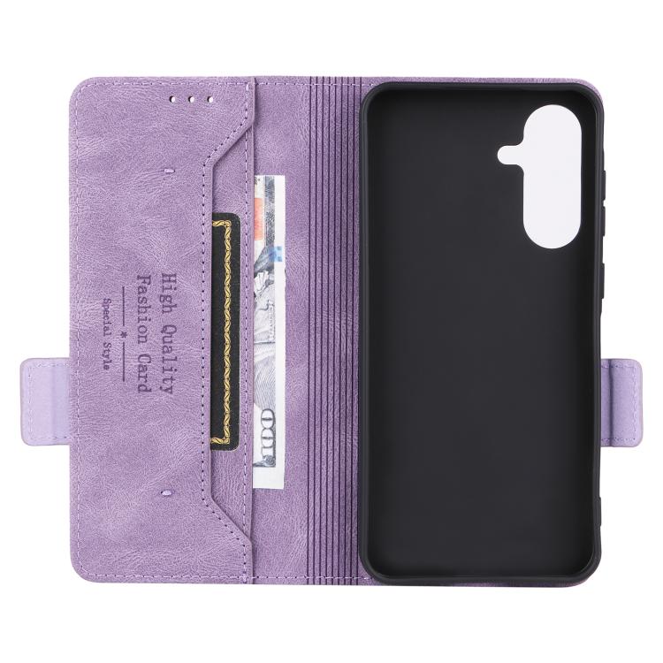 For Samsung Galaxy A56 Magnetic Clasp Leather Phone Case