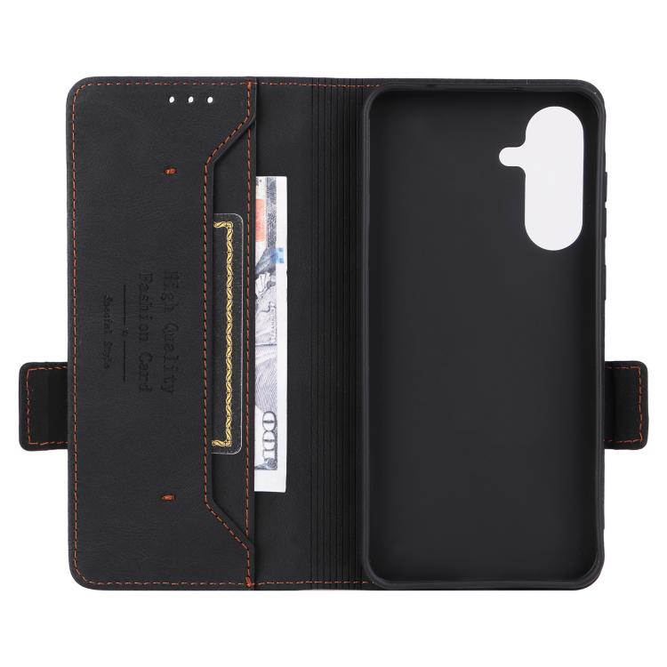For Samsung Galaxy A56 Magnetic Clasp Leather Phone Case