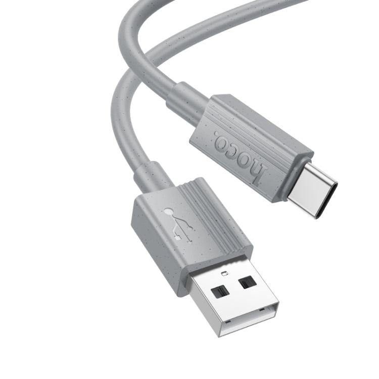hoco X107 USB to USB-C / Type-C Favor 3A Charging Data Cable, Length:1m