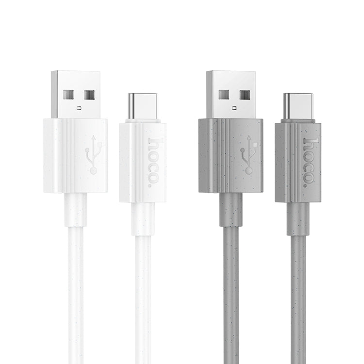 hoco X107 USB to USB-C / Type-C Favor 3A Charging Data Cable, Length:1m