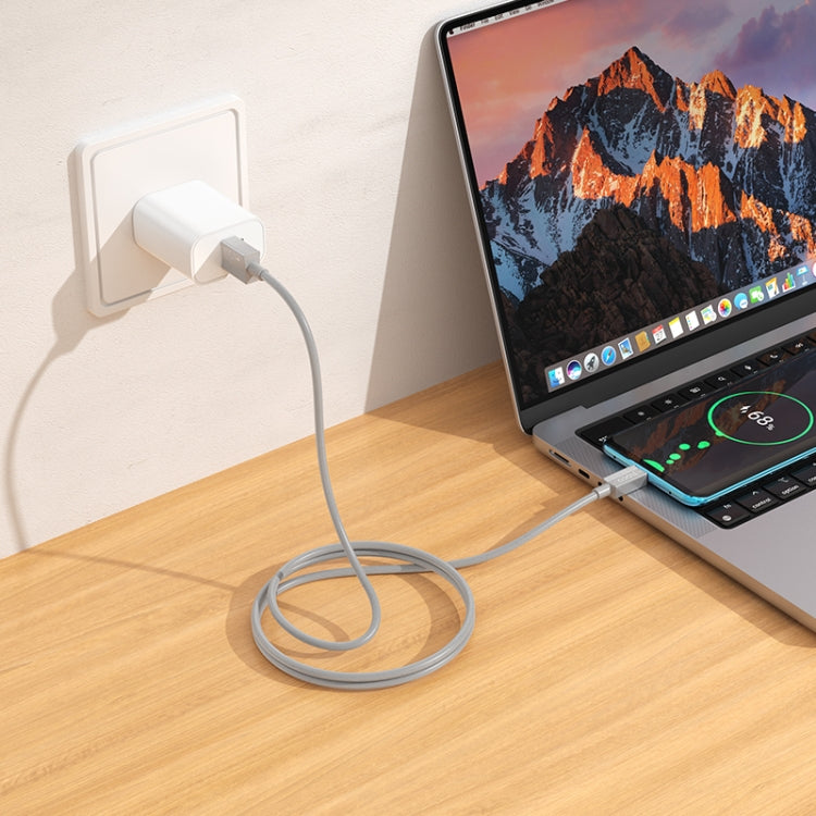 hoco X107 USB to USB-C / Type-C Favor 3A Charging Data Cable, Length:1m