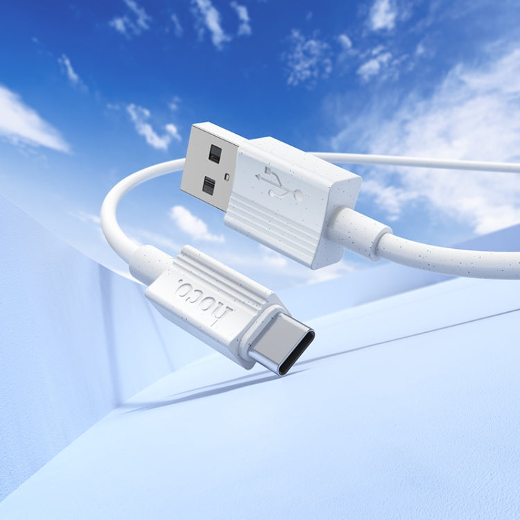 hoco X107 USB to USB-C / Type-C Favor 3A Charging Data Cable, Length:1m
