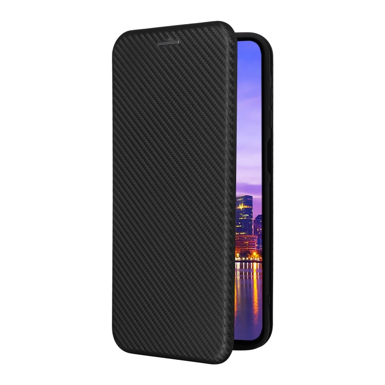 For Samsung Galaxy A16 Carbon Fiber Texture Flip Leather Phone Case