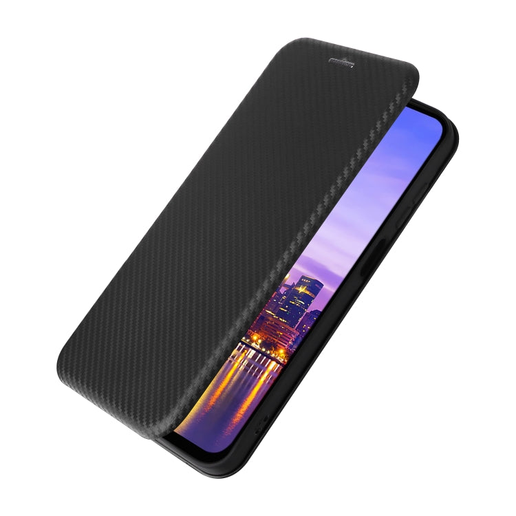 For Samsung Galaxy A16 Carbon Fiber Texture Flip Leather Phone Case
