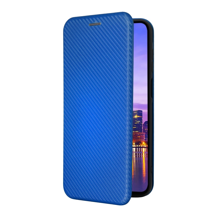 For Samsung Galaxy A16 Carbon Fiber Texture Flip Leather Phone Case