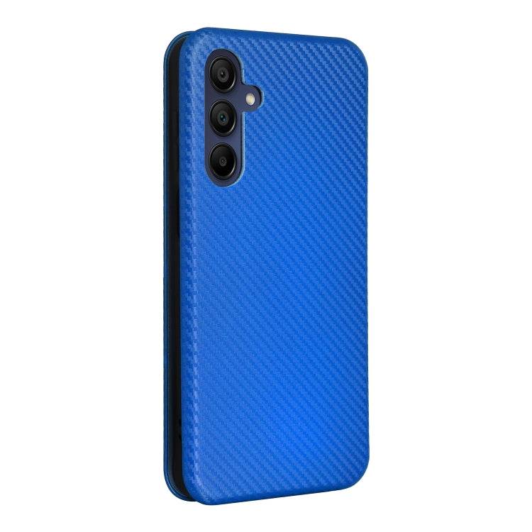 For Samsung Galaxy A16 Carbon Fiber Texture Flip Leather Phone Case