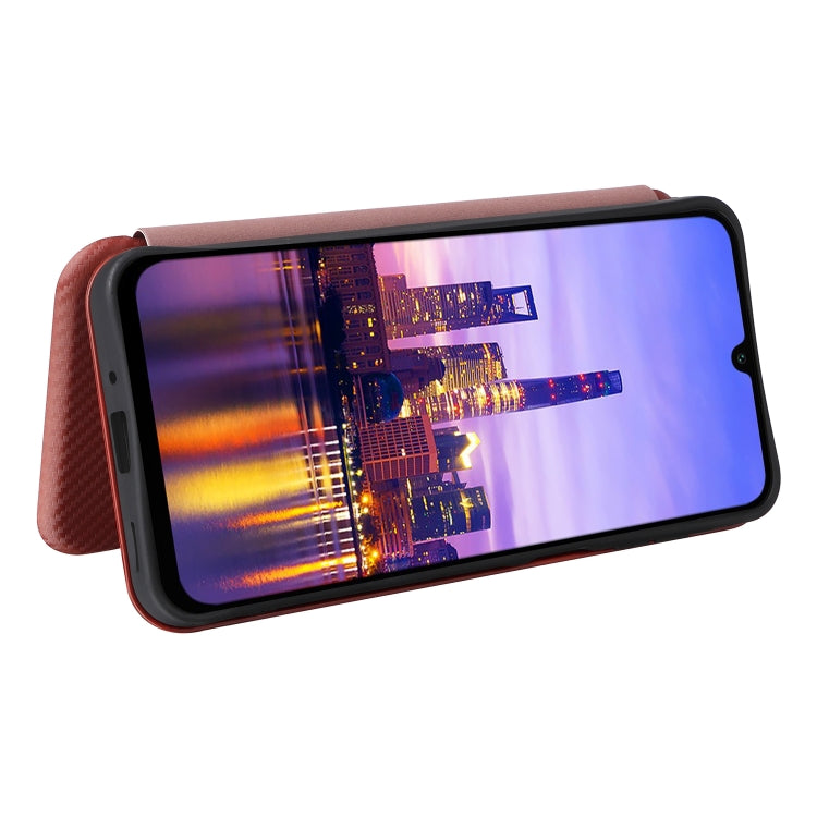 For Samsung Galaxy A16 Carbon Fiber Texture Flip Leather Phone Case