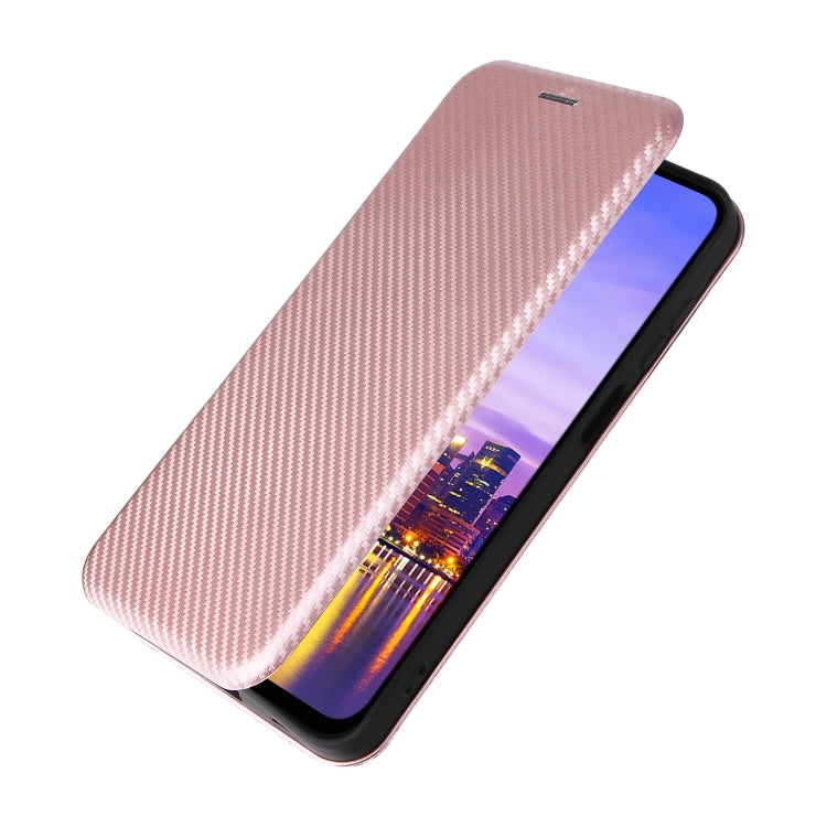 For Samsung Galaxy A16 Carbon Fiber Texture Flip Leather Phone Case