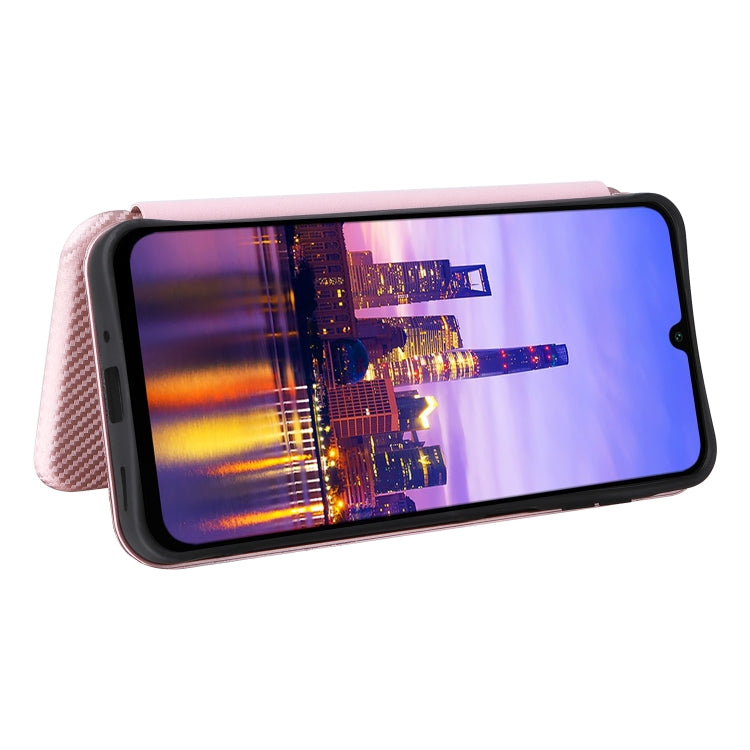 For Samsung Galaxy A16 Carbon Fiber Texture Flip Leather Phone Case