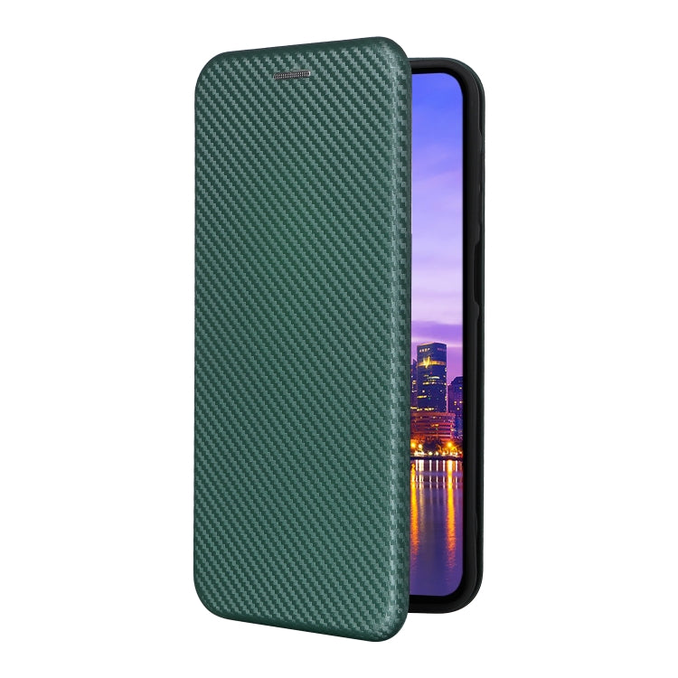 For Samsung Galaxy A16 Carbon Fiber Texture Flip Leather Phone Case