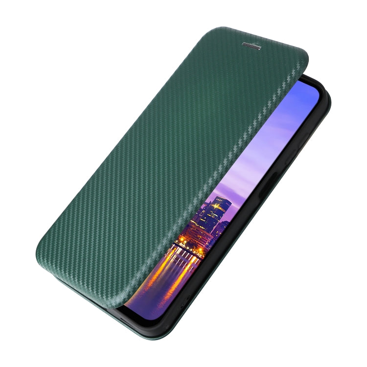 For Samsung Galaxy A16 Carbon Fiber Texture Flip Leather Phone Case