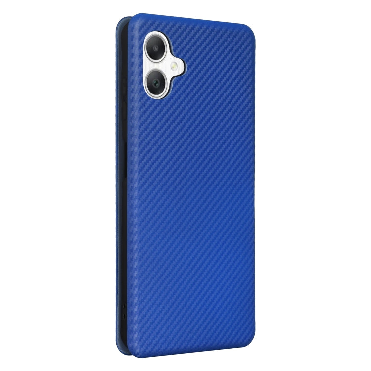 For Samsung Galaxy A06 Carbon Fiber Texture Flip Leather Phone Case