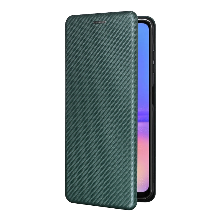 For Samsung Galaxy A06 Carbon Fiber Texture Flip Leather Phone Case