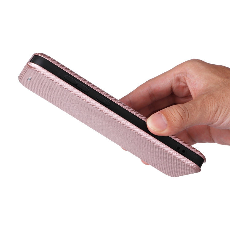 For Samsung Galaxy A36 Carbon Fiber Texture Flip Leather Phone Case