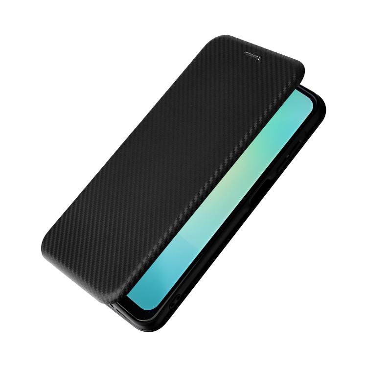 For Samsung Galaxy A26 5G Carbon Fiber Texture Flip Leather Phone Case