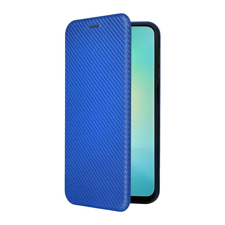 For Samsung Galaxy A26 5G Carbon Fiber Texture Flip Leather Phone Case