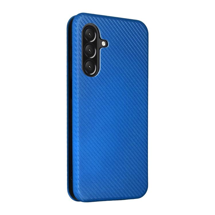 For Samsung Galaxy A26 5G Carbon Fiber Texture Flip Leather Phone Case