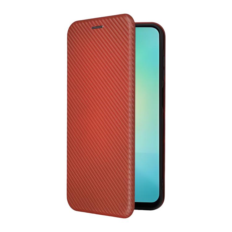For Samsung Galaxy A26 5G Carbon Fiber Texture Flip Leather Phone Case