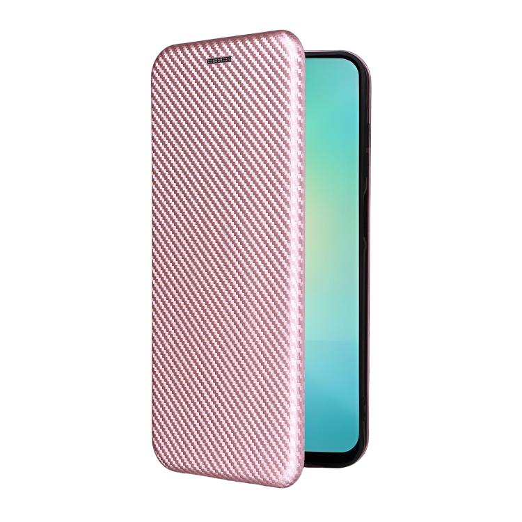 For Samsung Galaxy A26 5G Carbon Fiber Texture Flip Leather Phone Case