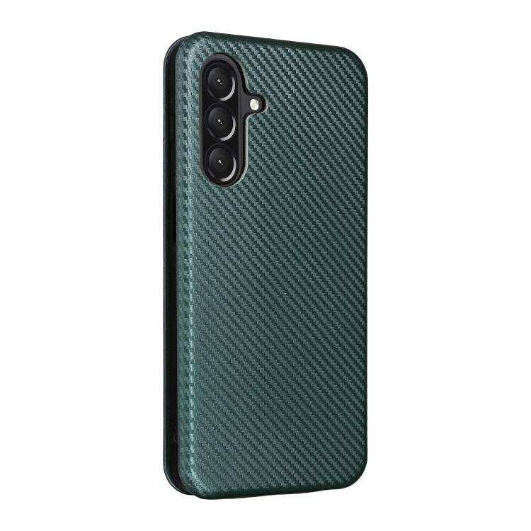 For Samsung Galaxy A26 5G Carbon Fiber Texture Flip Leather Phone Case