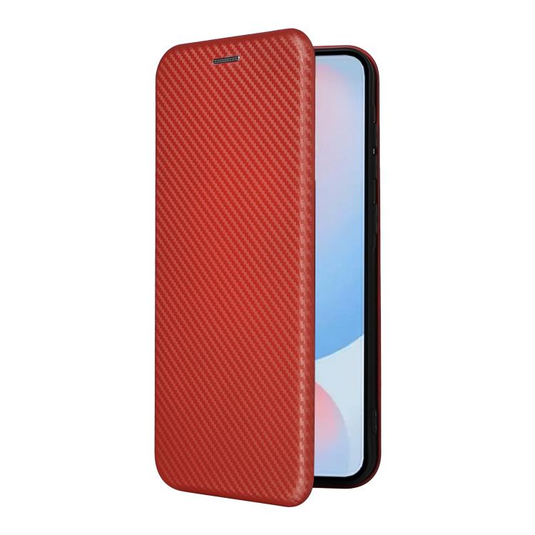 For Samsung Galaxy A56 5G Carbon Fiber Texture Flip Leather Phone Case