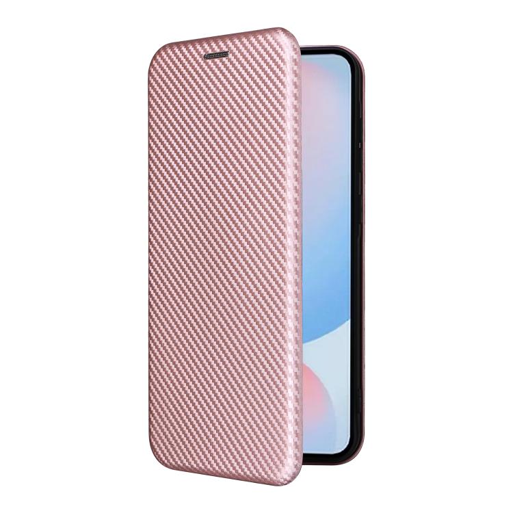 For Samsung Galaxy A56 5G Carbon Fiber Texture Flip Leather Phone Case