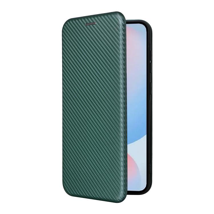 For Samsung Galaxy A56 5G Carbon Fiber Texture Flip Leather Phone Case