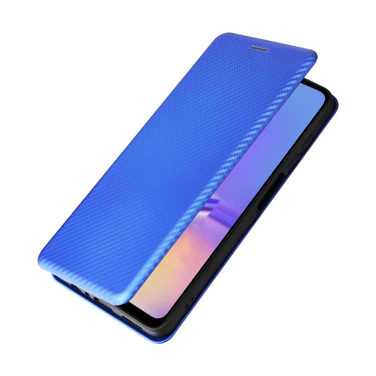 For Samsung Galaxy A07 4G Carbon Fiber Texture Flip Leather Phone Case