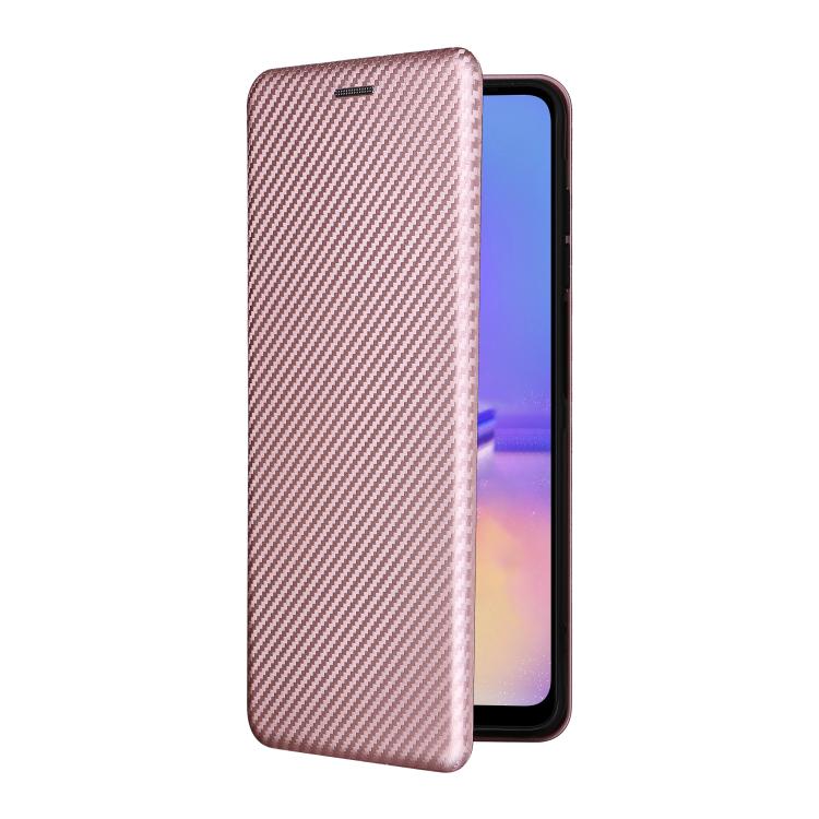 For Samsung Galaxy A07 4G Carbon Fiber Texture Flip Leather Phone Case