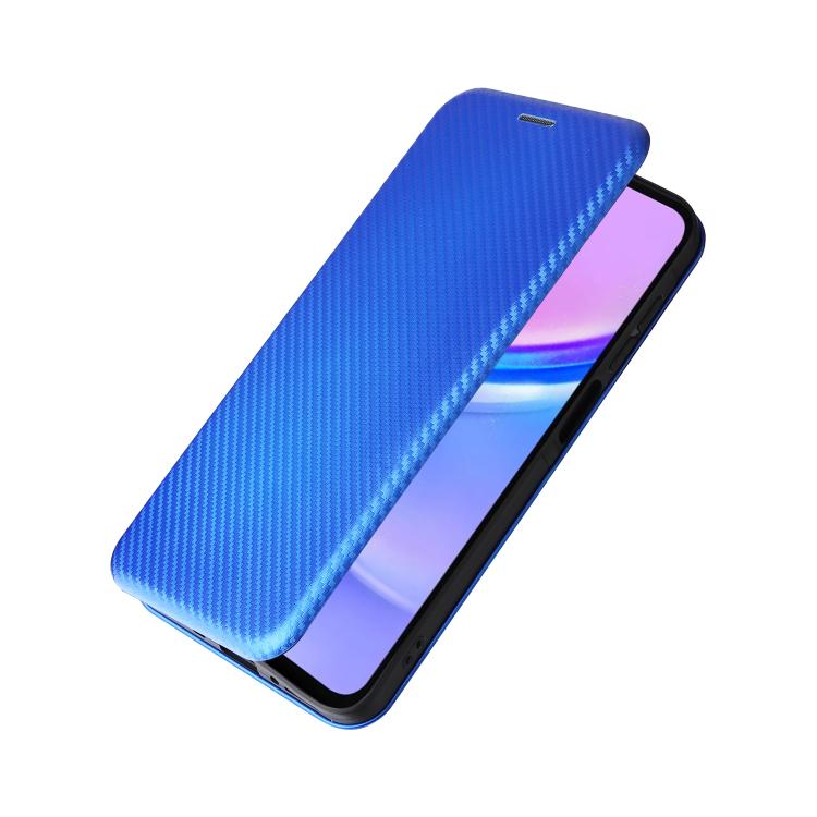 For Samsung Galaxy A17 5G Carbon Fiber Texture Flip Leather Phone Case