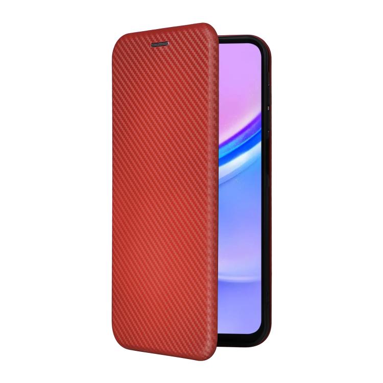 For Samsung Galaxy A17 5G Carbon Fiber Texture Flip Leather Phone Case