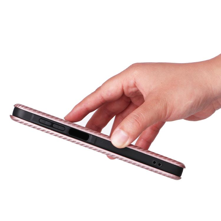 For Samsung Galaxy A17 5G Carbon Fiber Texture Flip Leather Phone Case