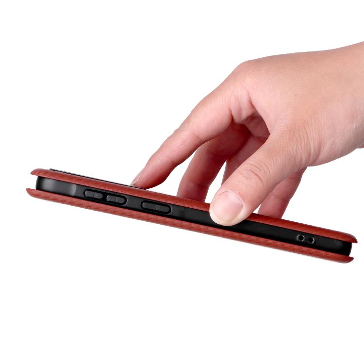 For Samsung Galaxy A57 5G Carbon Fiber Texture Flip Leather Phone Case